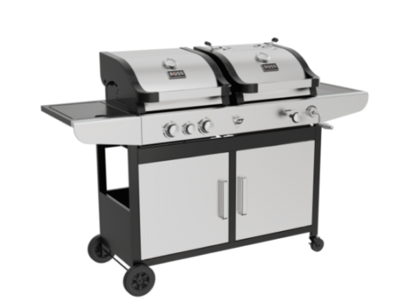 boss dual fuel bbq with side burner - Image 2