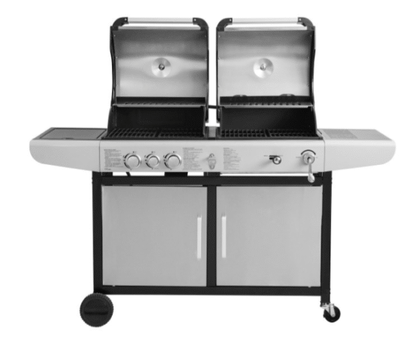 boss dual fuel bbq with side burner - Image 3