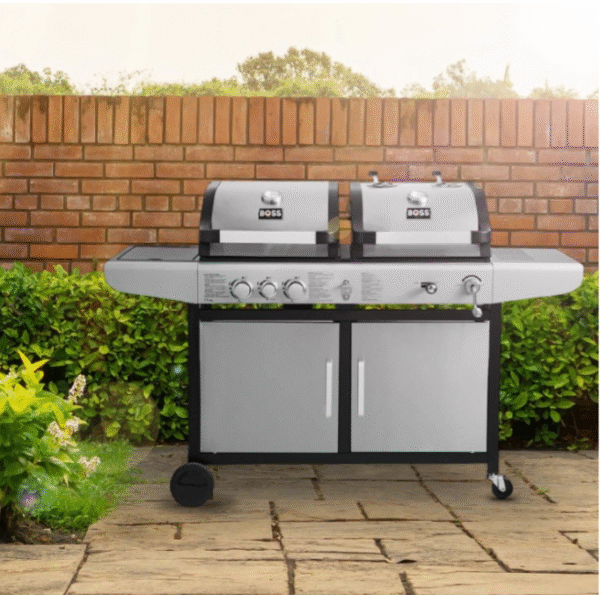 boss dual fuel bbq with side burner