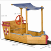 ship sand pit with canopy - Image 3