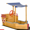 ship sand pit with canopy - Image 2