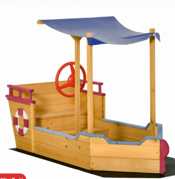 ship sand pit with canopy - Image 2