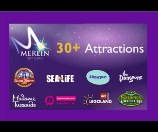 £200 MERLIN ATTRACTIONS GIFT CARD