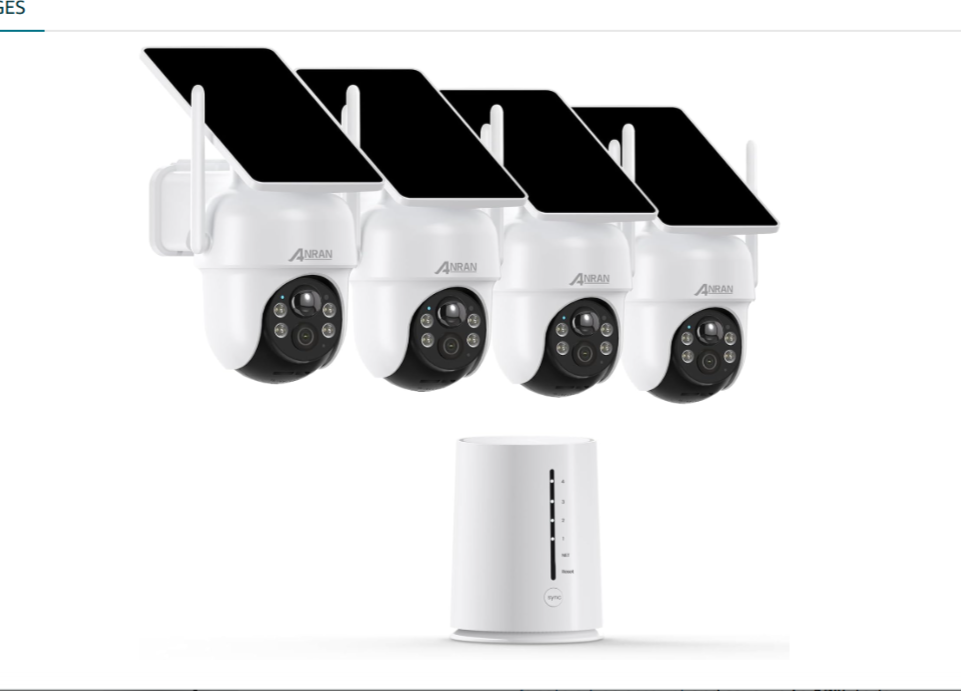 4 CAMERA WIRELESS SOLAR CCTV SYSTEM