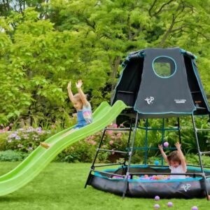 CLIMBING FRAME AND SLIDE