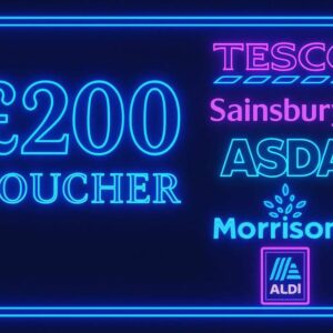 £200 supermarket voucher of your choice