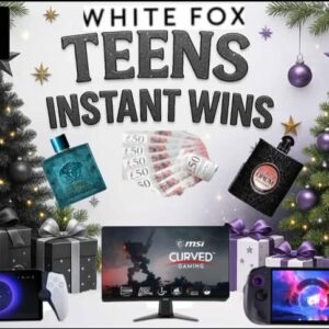 TEEN XMAS INSTANT WINS AND £200 CASH END DRAW