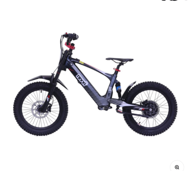 revvi 18" black kids e bike - Image 3