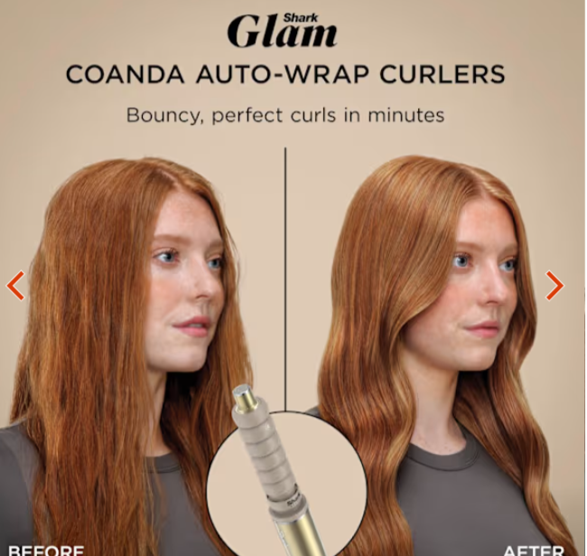 shark glam ceramic and air styling and drying system with frizzfighter - Image 4