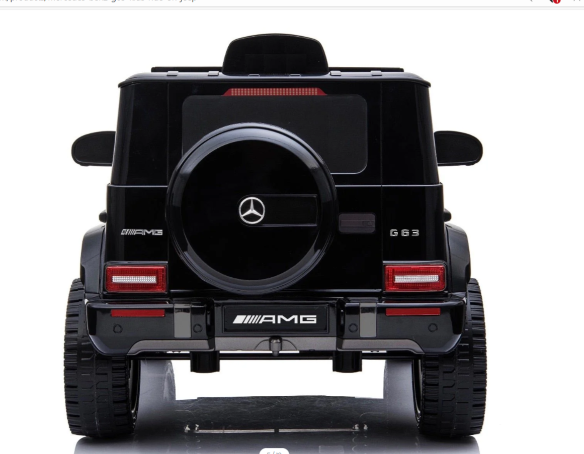 mercedes g63 g-wagon ride on - parent controllable - Image 2