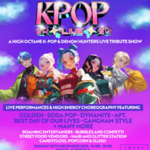 k pop live at FORGE sheffield for 4 people