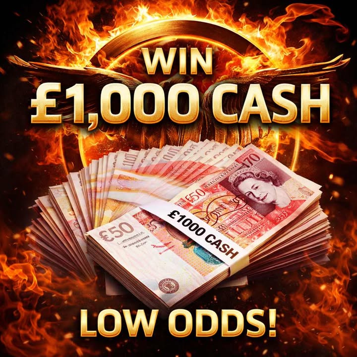 £1000 cash (LOW ODDS)