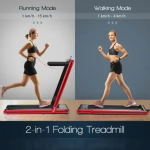 2 IN 1 FOLDING TREADMILL